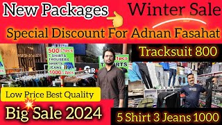 ✌️New Offers 3 Jeans 5 Shirts 1000 Best Quality Asif Collection Winter Sale Tracksuit Wholesale Shop [upl. by Eillime]