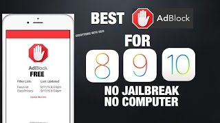 BEST AD BLOCKERS FOR IOS 109 FOR FREE WITHOUT JAILBREAK AND PC [upl. by Suoicerpal]