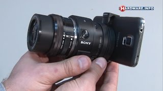 Sony ILCEQX1 smartphone camera review  HardwareInfo TV Dutch [upl. by Cyb]