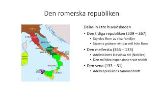 Romarriket republiken del 1 [upl. by Aaronson67]