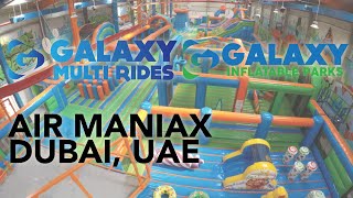 Galaxy Inflatable Parks  Air Maniax  Inflatable Action Theme Parks [upl. by Alinoel]