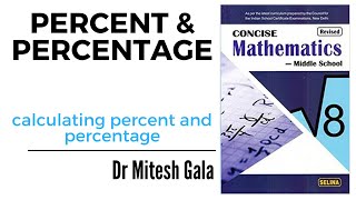 Std 8 Ex 7AB Part 1 Percent amp Percentage [upl. by Rush703]