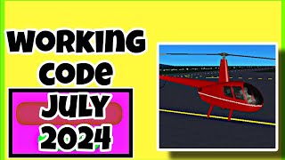 JULY 2024 WORKING CODE AIRPLANE SIMULATOR ROBLOX  AIRPLANE SIMULATOR CODE [upl. by Gide326]