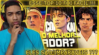 O Melhor é ele  l Reagindo a TOP 10 Personagens MAIS FORTES em COBRA KAI LUTADORES ATUALIZADO [upl. by Cloutman]