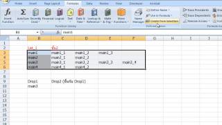 inwExcel 08  สอนทำ Drop Down List 2 ชั้นง่ายๆ ภายใน 5 นาที [upl. by Egdamlat464]