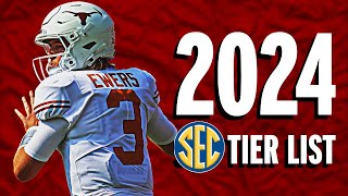 Making an 2024 SEC Football Tier List Broke Me [upl. by Ociredef]