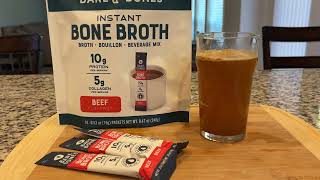 Bare Bones Beef Bone Broth Instant Powdered Mix  Product Review [upl. by Virginia]