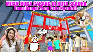 KOTA SAKURA DI JAJAH MIXUE MAU BELI ICE CREAM NGANTRI BANGET SAKURA SCHOOL SIMULATOR PART631 [upl. by Itsym]