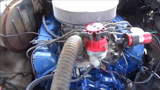 Hedman Hedder 76 F250 460 Install Start up Open Header [upl. by Kahcztiy]