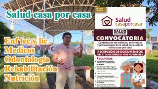 CONVOCATORIA para personal de SALUD puntos importantes 🤑🤩 [upl. by Herzog802]