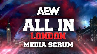 AEW All In London Post Show Media Scrum  82524 Wembley Stadium [upl. by Marjy]