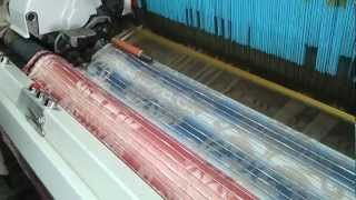 tessitura con telaio moderno Jacquard [upl. by Mohammad]