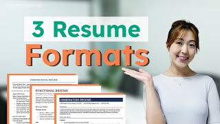 Resume Formats Explained  Which One Is for You [upl. by Chevalier]