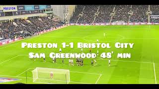 Preston North End Vs Bristol City Away Matchday VLOG football goals vlog [upl. by Lorianna]