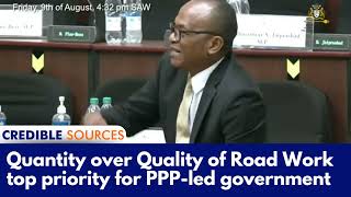 Quality of Road Infrastructure Substandard Despite Increased Funding says Member of Parliament [upl. by Hubing]