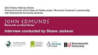 John Edmunds Blacksmith Interviewed by Shane Jackson  Memories Captures Oral History Project [upl. by Lupita]