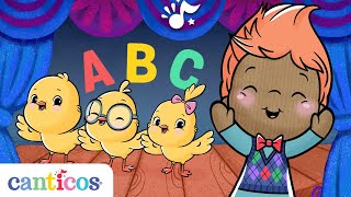 Canticos  The ABC Song  El Abecedario  Bilingual Nursery Rhymes [upl. by Huldah806]