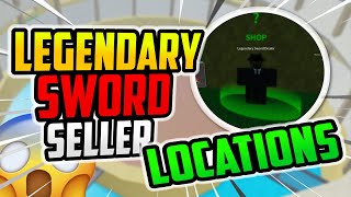 ALL LEGENDARY SWORD SELLER LOCATIONS IN BLOX PIECE [upl. by Fulmer]