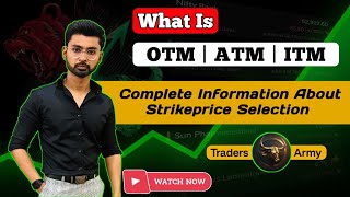 OTM  ATM  ITM Konsa Strikeprice Best Hai  Options Trading For Beginners [upl. by Gregoire]