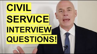 CIVIL SERVICE Interview Questions amp Answers How to PASS a Civil Service Success Profiles Interview [upl. by Aitetel910]