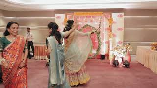 Nishthas Dance  Sindhara Function  Marwadi song [upl. by Nasas550]