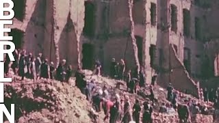 Berlin and Potsdam 1945  aftermath HD 1080p color footage [upl. by Aihsem730]