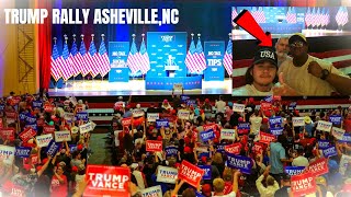 A Deeper Look INSIDE A Donald Trump Rally  Asheville NC Behind The Scenes [upl. by Matronna]