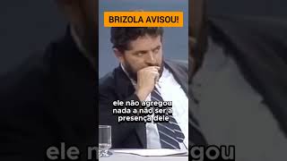 Brizola avisou ele desconfiava de Lula e do PTdebate brizola lula politica [upl. by Ettennek]