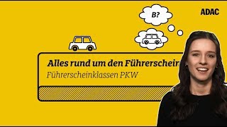 Anhänger ziehen mit den Führerscheinklassen B und BE  ADAC [upl. by Hume]