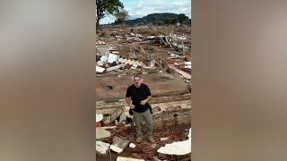 Houses in southern Brazil swept away by floods  VOA News [upl. by Calvert]