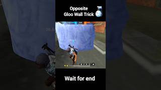 Opposite Gloo Wall Trick foryou foryourpage freefirehighlights glitchtrick tutorial [upl. by Audrey]