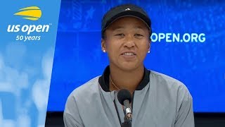 Naomi Osaka Winners Press Conference  US Open 2018 [upl. by Hbaruas]