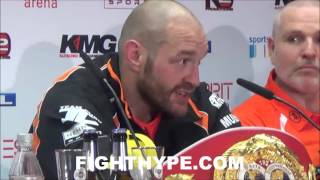 WLADIMIR KLITSCHKO VS TYSON FURY POSTFIGHT PRESS CONFERENCE [upl. by Enial552]