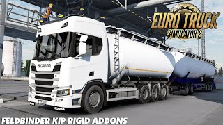 Euro Truck Simulator 2  Feldbinder KIP Rigid Addon for Tandem Addon by Kast V10  ETS2 Mods 138 [upl. by Ayo]