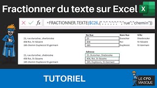 Comment FRACTIONNER le TEXTE à lintérieur de vos cellules sur EXCEL [upl. by Htiekal401]