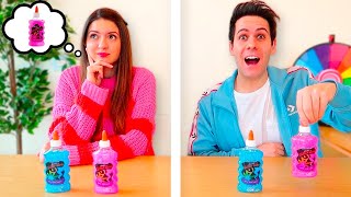 TELEPATIA DEI GEMELLI SLIME CHALLENGE [upl. by Shelah]