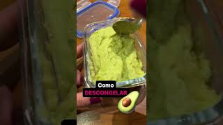 Como descongelar abacate 🥑 [upl. by Auliffe]