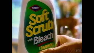 Clorox Soft Scrub Cleanser Commercial 1990 [upl. by Marylin383]