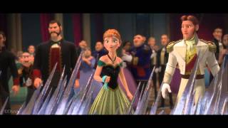 Frozen Elsa Flees From Arendelle Clip HD [upl. by Salomie419]