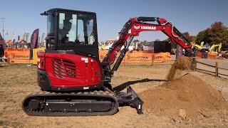 See Equip Expo Reactions to Yanmar Mini Excavators [upl. by Pazice]