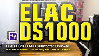 ELAC Varro DS1000GB Subwoofer  The Listening Post  TLPCHC TLPWLG [upl. by Rosanna595]