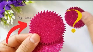 DIY Foam Flower Craft So Easy Anyone Can Do It [upl. by Ardnatal]