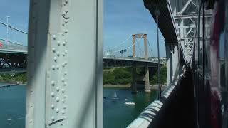 Royal Albert Bridge at Saltash by HST [upl. by Lamag]