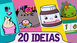 💡 20 IDEIAS GENIAIS 📌 Capinha Celular Luminárias Organizadores e muito mais [upl. by Tippets]