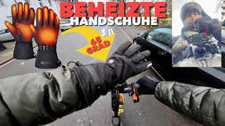 Elektr beheizte Handschuhe im Test  0 Grad Celsius EScooter Tour  Wie warm bleiben die Hände [upl. by Rizzi]