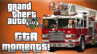 GTA 5 Online Funny Moments  Flying Landing Strip Vanoss The Troll Truck Stunts and More [upl. by Armat]