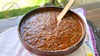 Salsa De Los 5 Chiles  La Famosa Salsa Taquera [upl. by Dazhehs270]