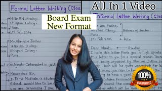 Letter Writing In English All in 1 Video  Formal  Informal Letter Writing  10th Boards Letter [upl. by Bywoods820]