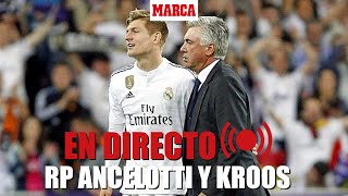 Rueda de prensa de Ancelotti y Kroos previa al partido de Champions frente al Leipzig [upl. by Rambow946]