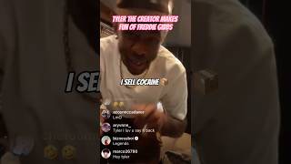 Tyler the Creator makes fun of Freddie Gibbs  Tyler the creator funny moments [upl. by Naujed680]